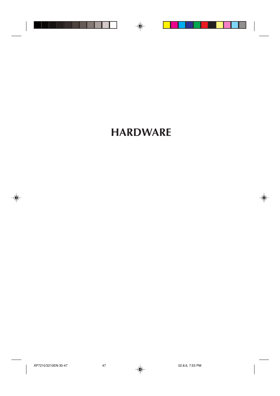 Hardware | JVC MP-XP7210GB User Manual | Page 47 / 90