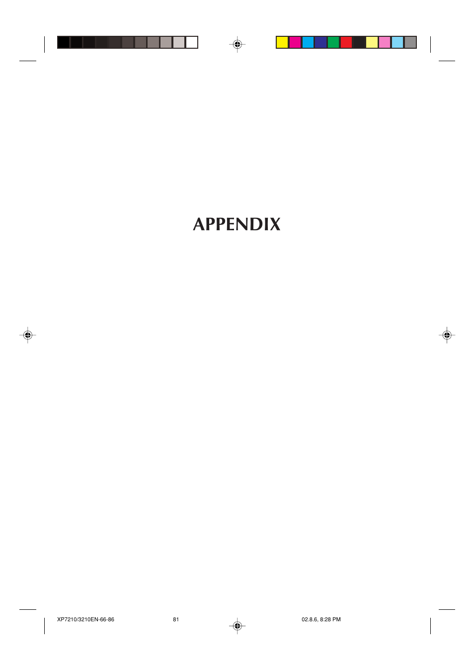 Appendix | JVC MP-XP7210GB User Manual | Page 81 / 90