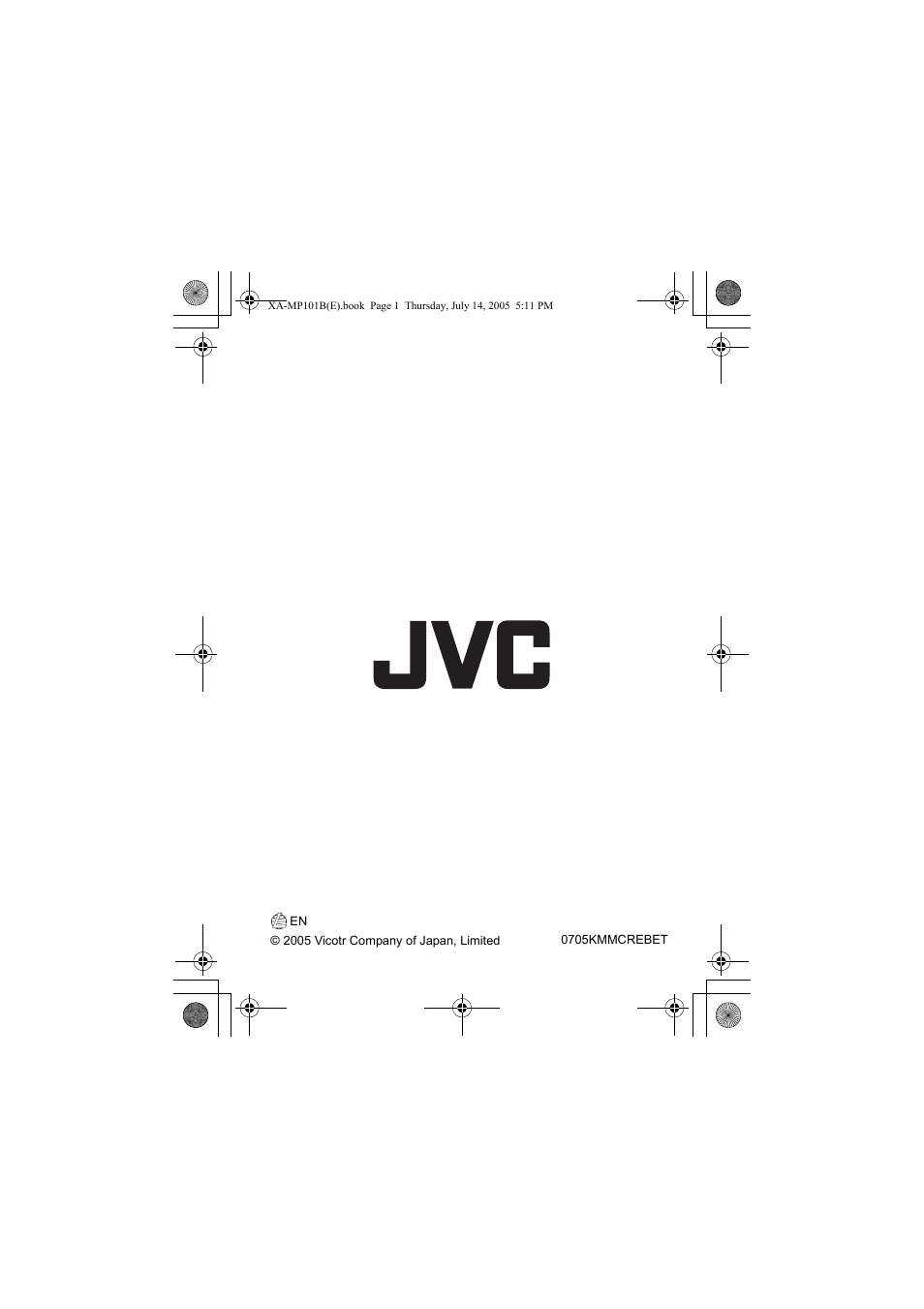 JVC XA-MP101B/W User Manual | Page 40 / 40