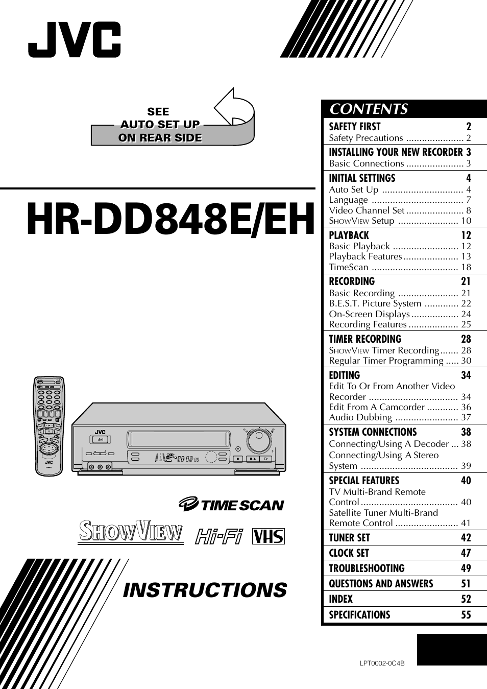 JVC HR-DD848E User Manual | 56 pages