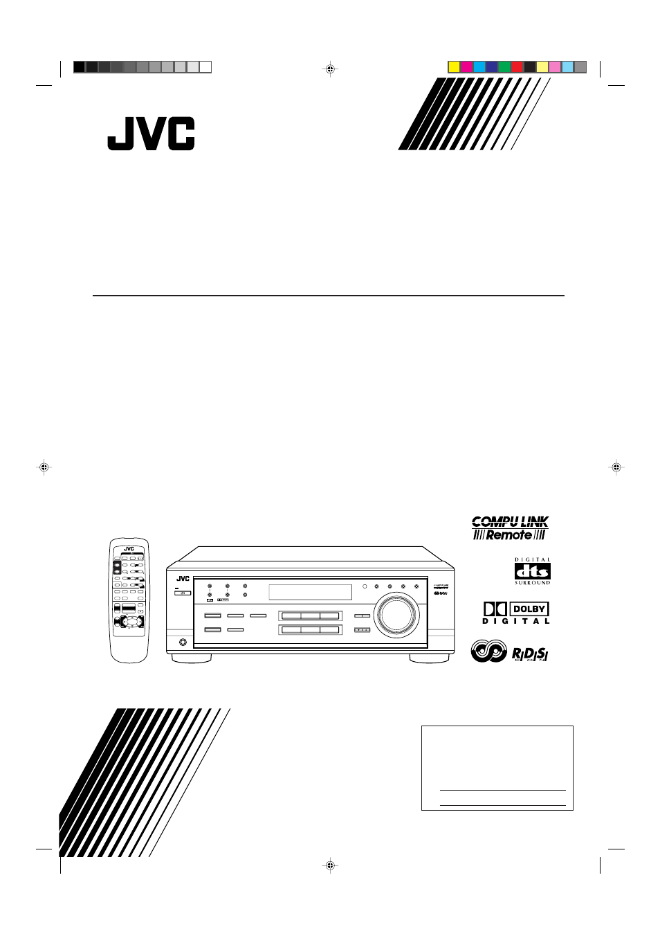 JVC RX-6010RBK  EN User Manual | 36 pages