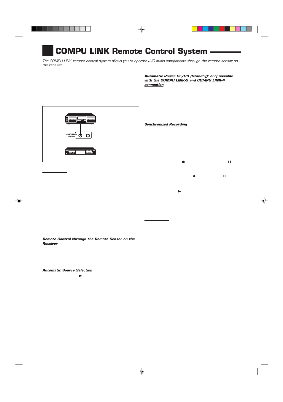 Compu link remote control system | JVC RX-6010RBK  EN User Manual | Page 31 / 36