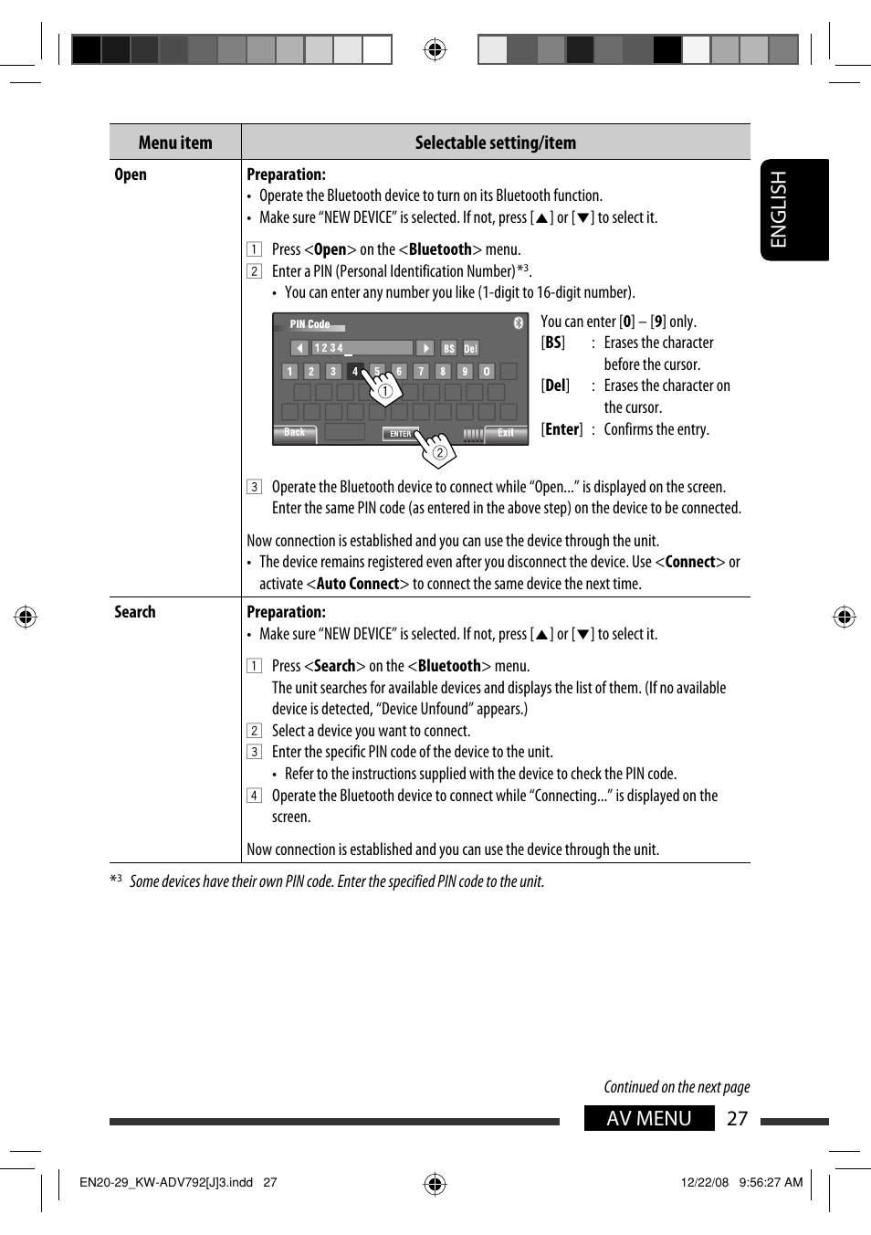 27 av menu english | JVC GET0602-001A User Manual | Page 27 / 362