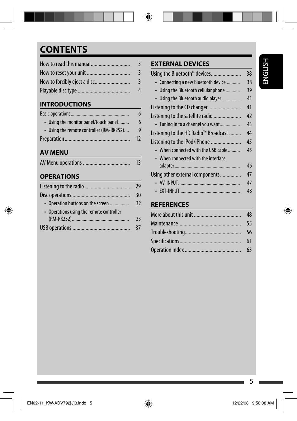 JVC GET0602-001A User Manual | Page 5 / 362