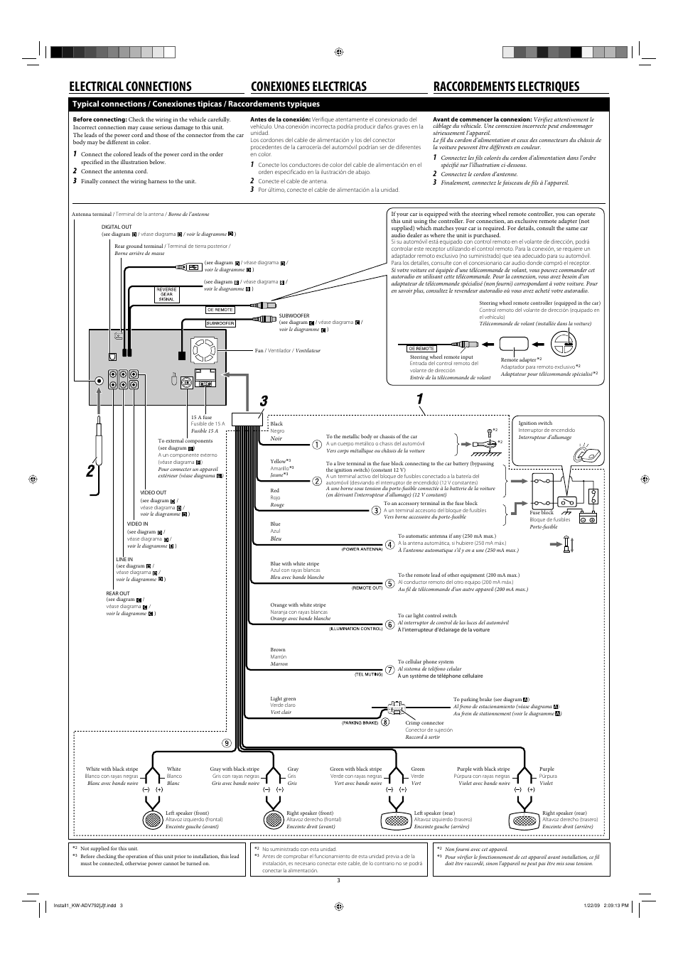 Electrical connections | JVC GET0602-001A User Manual | Page 67 / 362