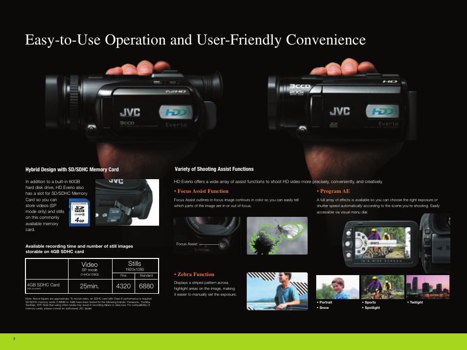 Video stills | JVC Everio GZ-HD3 User Manual | Page 8 / 12