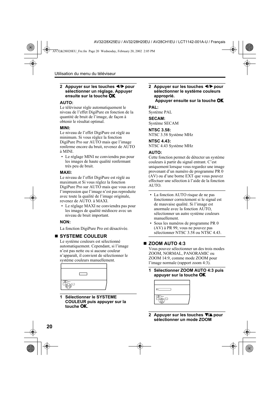 JVC AV28CH1EU User Manual | Page 114 / 327