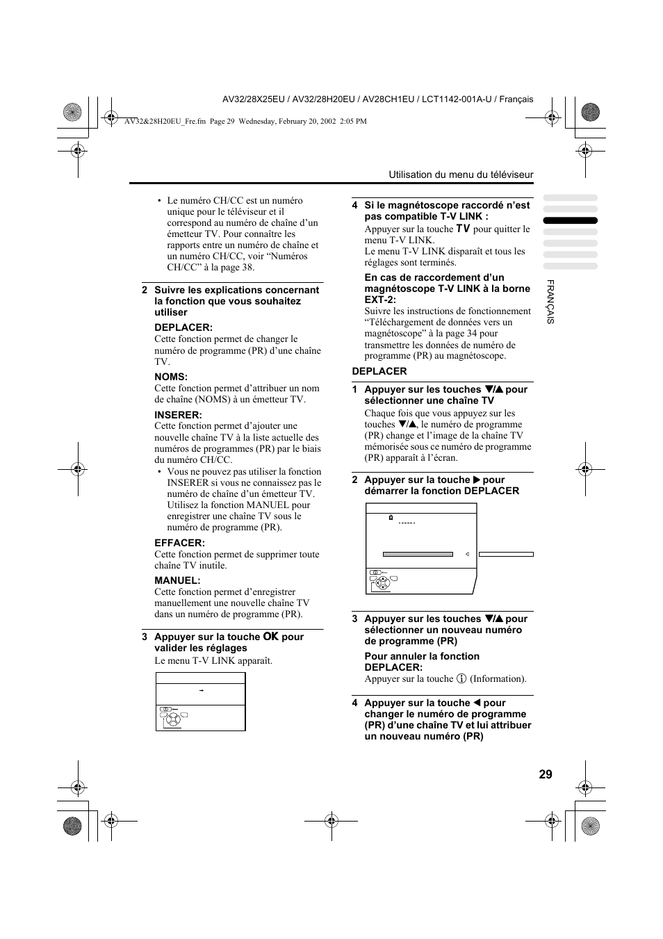 JVC AV28CH1EU User Manual | Page 123 / 327