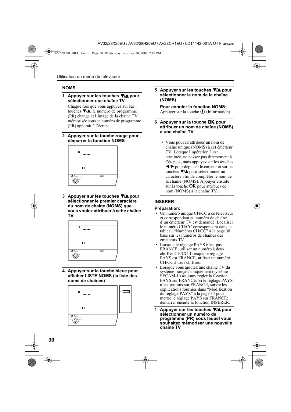 JVC AV28CH1EU User Manual | Page 124 / 327