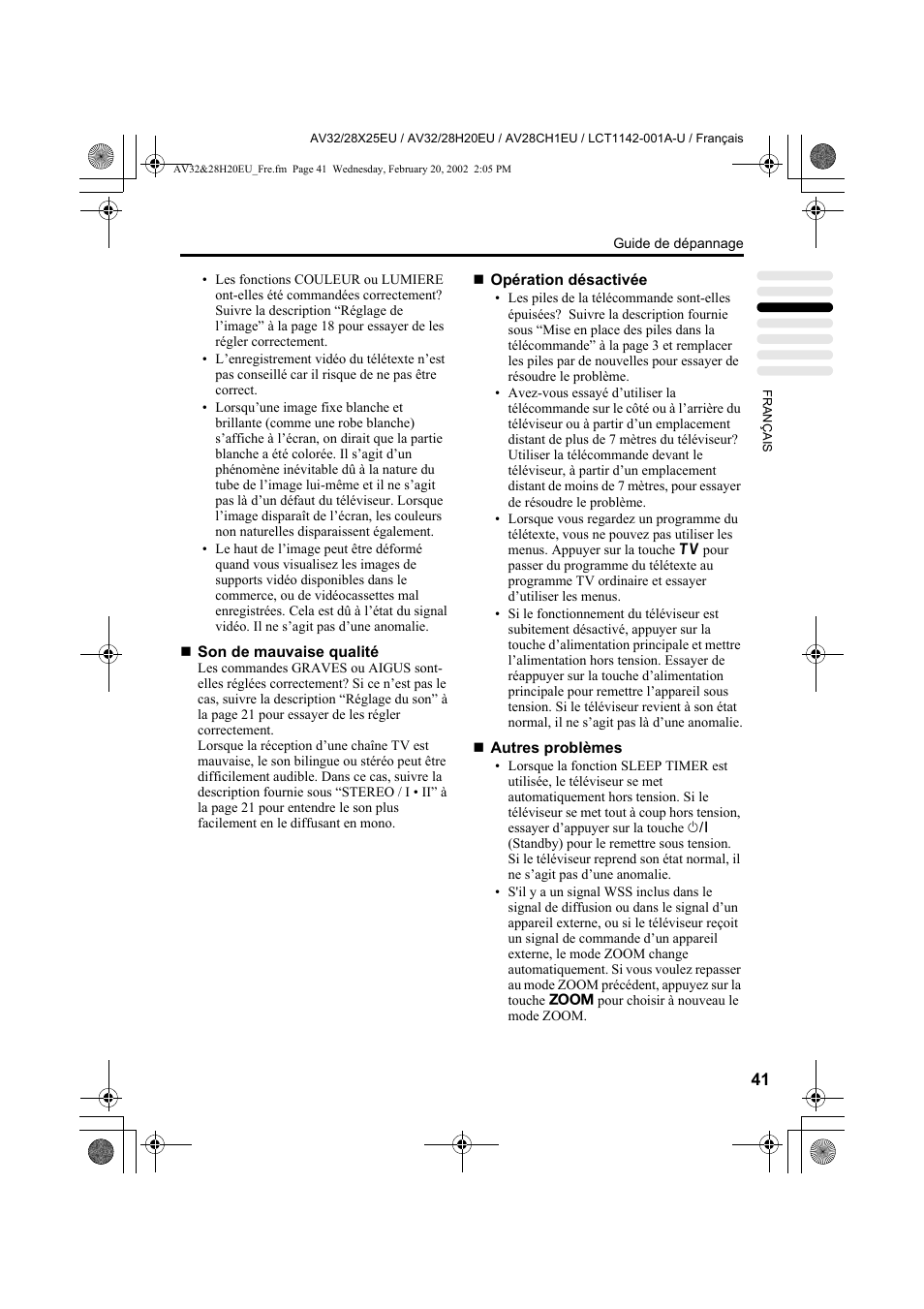 JVC AV28CH1EU User Manual | Page 135 / 327