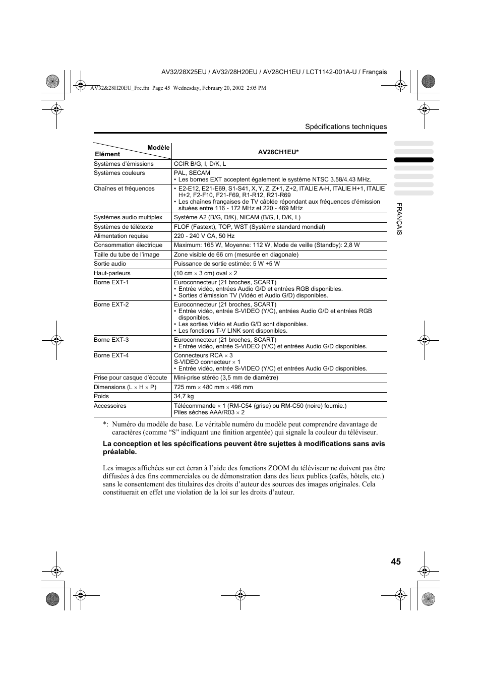 JVC AV28CH1EU User Manual | Page 139 / 327
