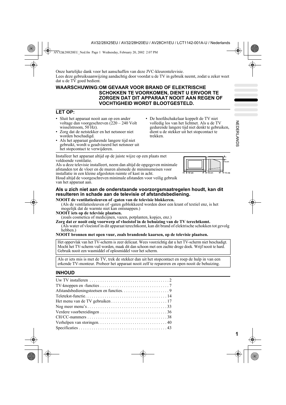 JVC AV28CH1EU User Manual | Page 141 / 327