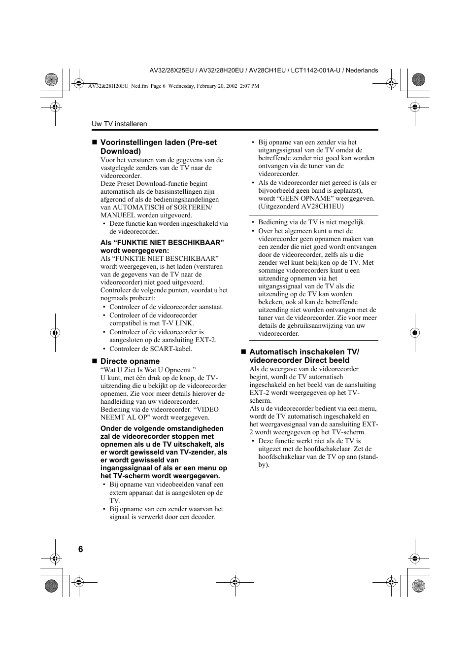 JVC AV28CH1EU User Manual | Page 146 / 327