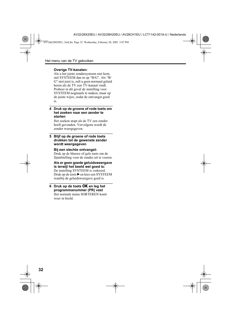 JVC AV28CH1EU User Manual | Page 172 / 327