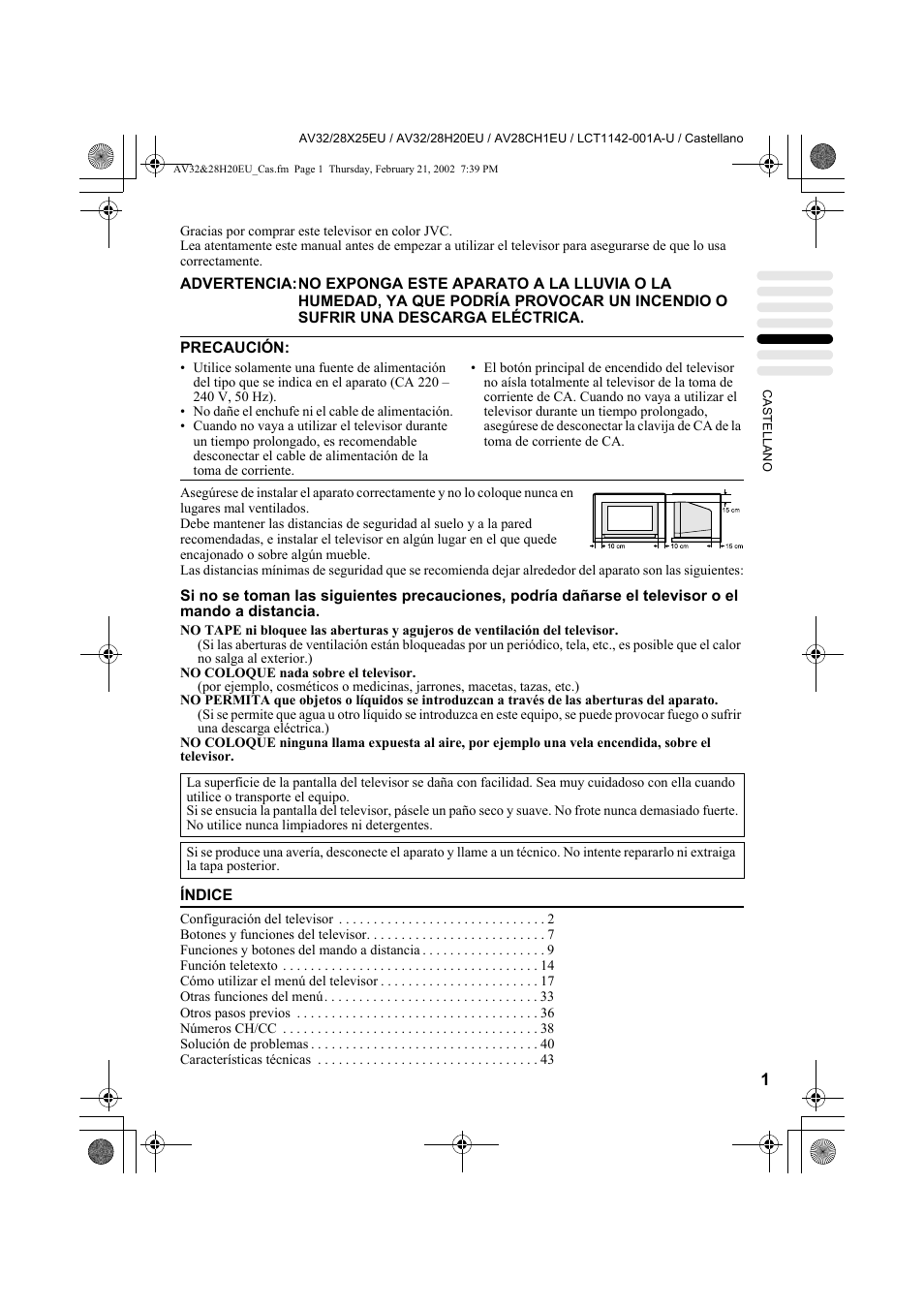 JVC AV28CH1EU User Manual | Page 187 / 327
