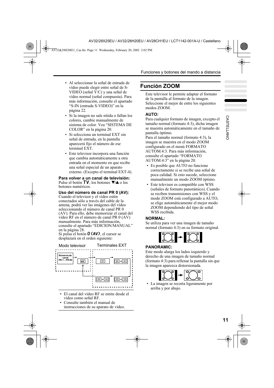 Función zoom | JVC AV28CH1EU User Manual | Page 197 / 327