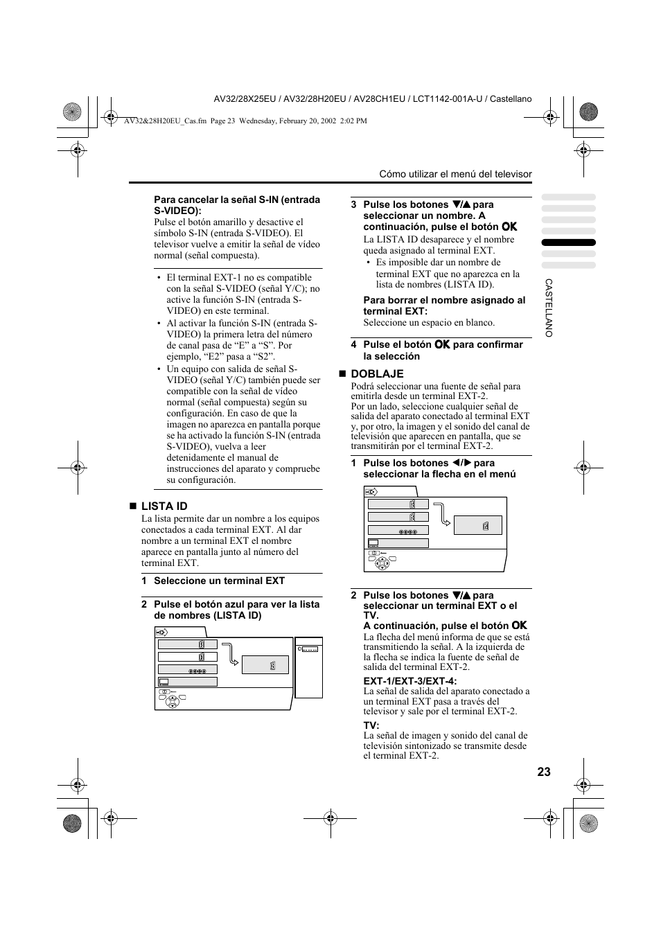 JVC AV28CH1EU User Manual | Page 209 / 327