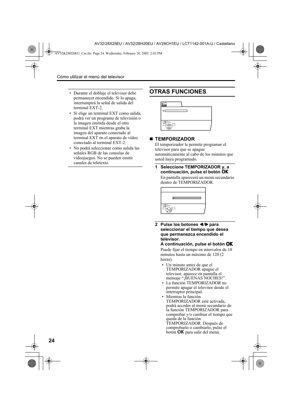 Otras funciones | JVC AV28CH1EU User Manual | Page 210 / 327
