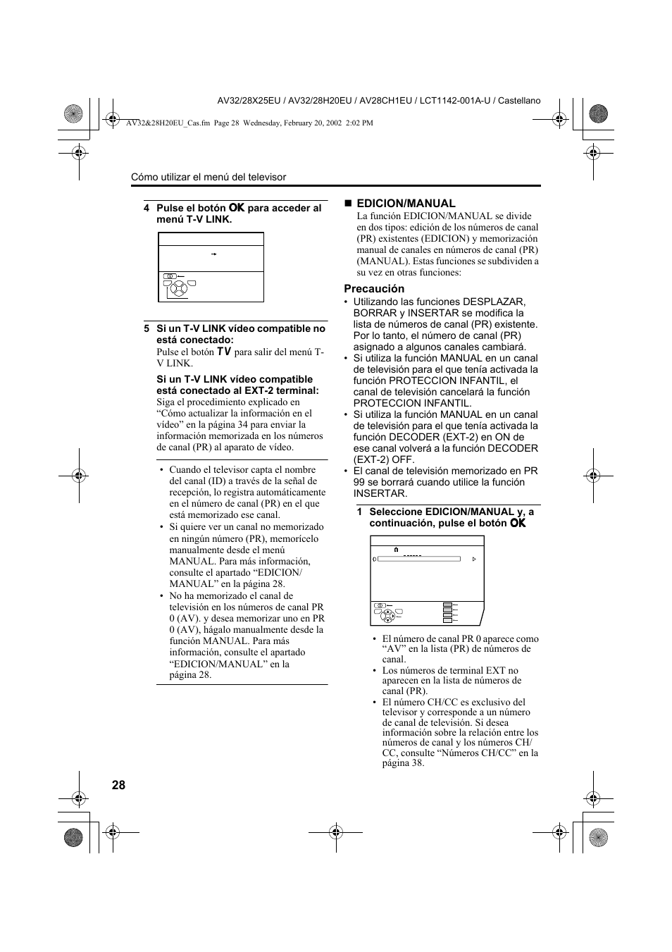 JVC AV28CH1EU User Manual | Page 214 / 327