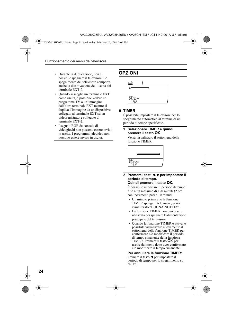 Opzioni | JVC AV28CH1EU User Manual | Page 256 / 327