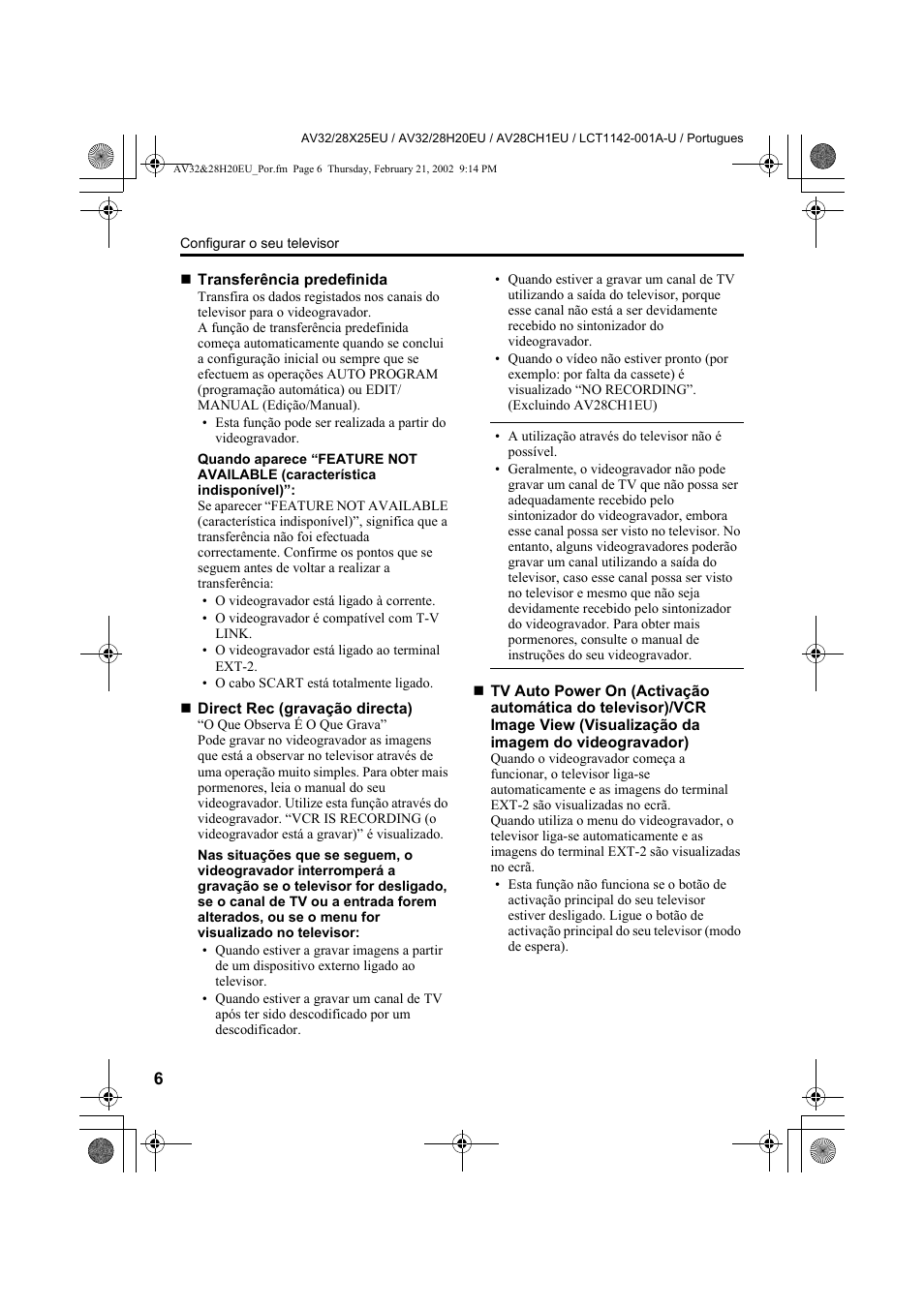 JVC AV28CH1EU User Manual | Page 284 / 327