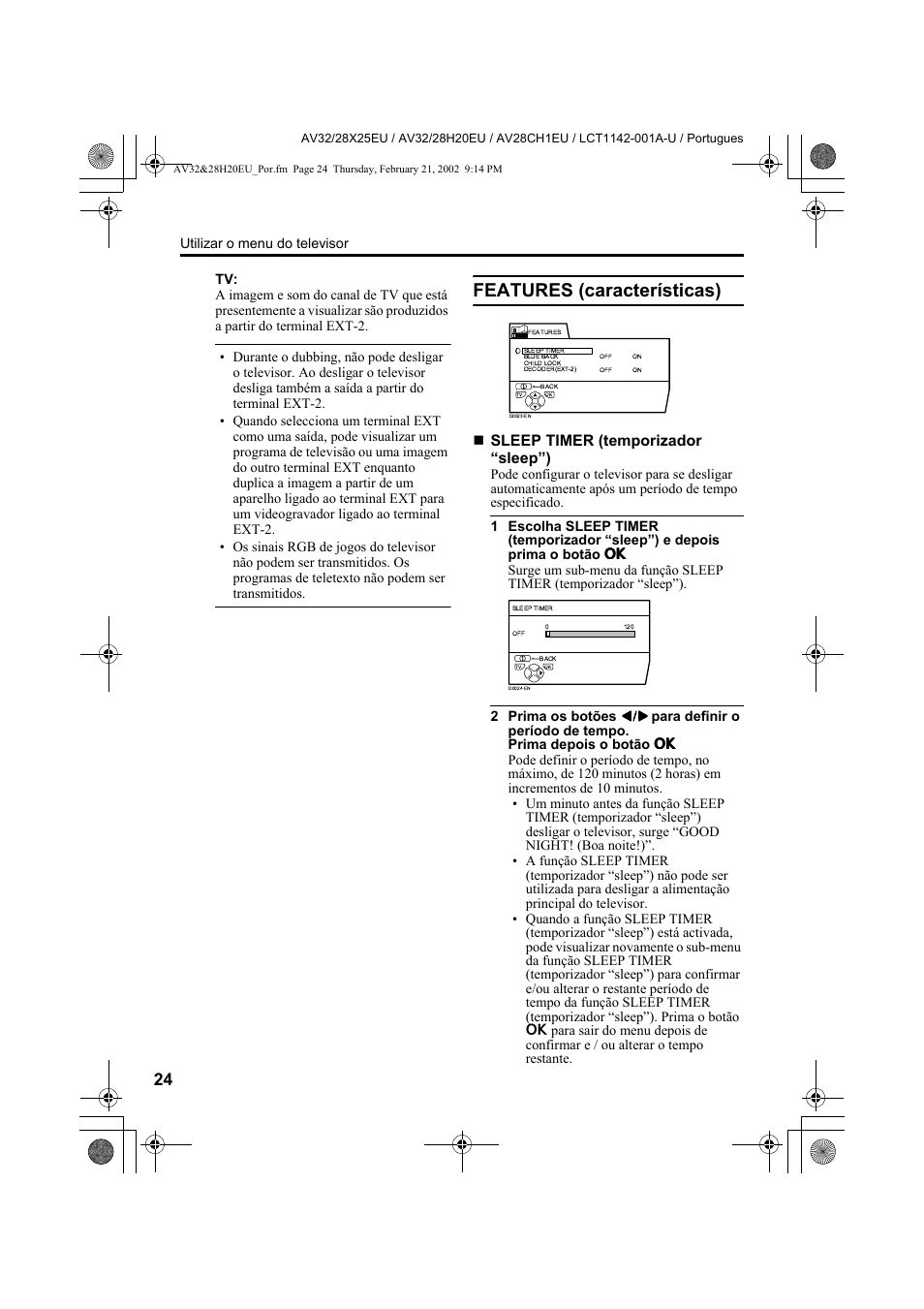 Features (características) | JVC AV28CH1EU User Manual | Page 302 / 327