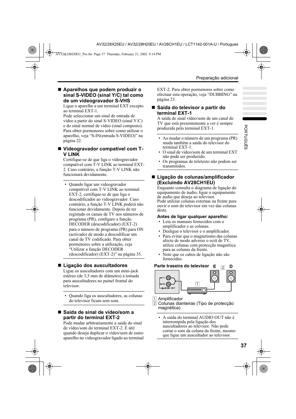 JVC AV28CH1EU User Manual | Page 315 / 327
