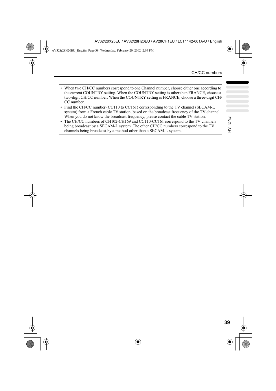 JVC AV28CH1EU User Manual | Page 41 / 327