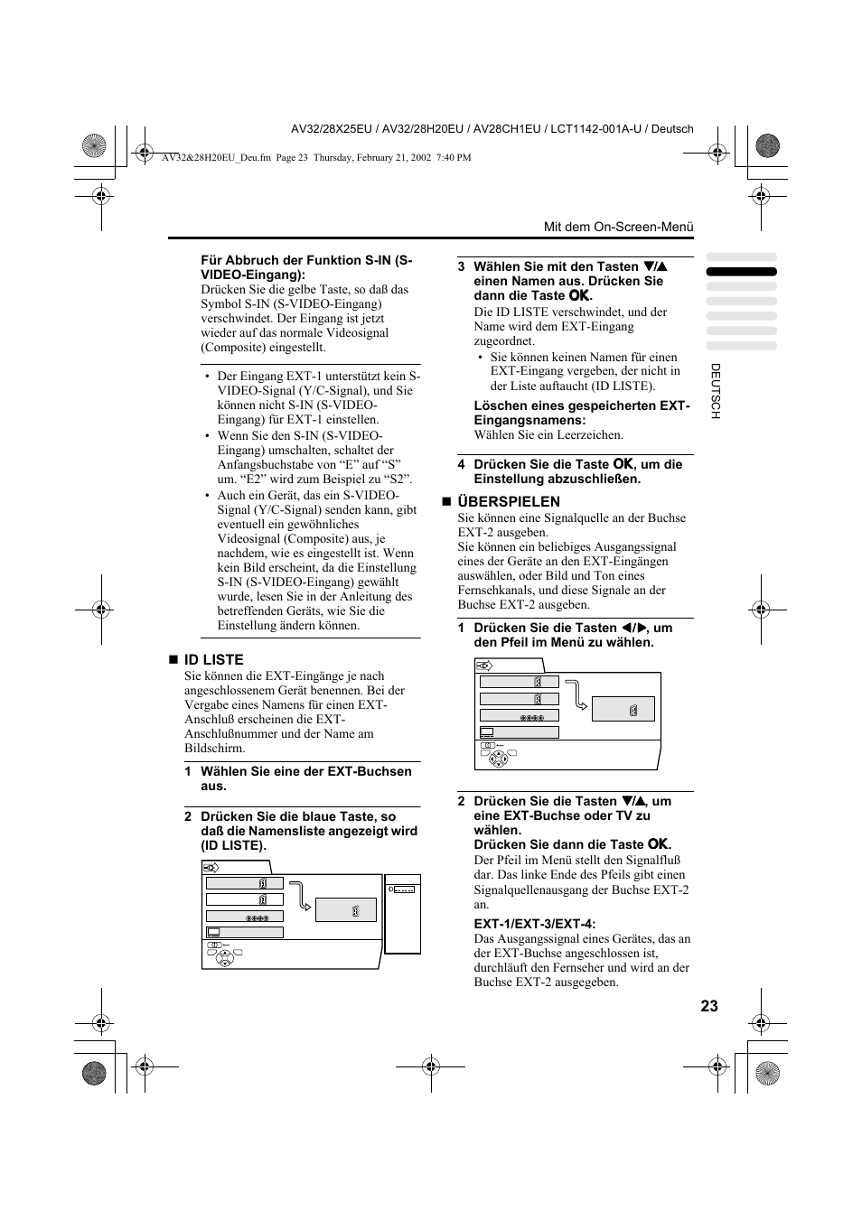 JVC AV28CH1EU User Manual | Page 71 / 327