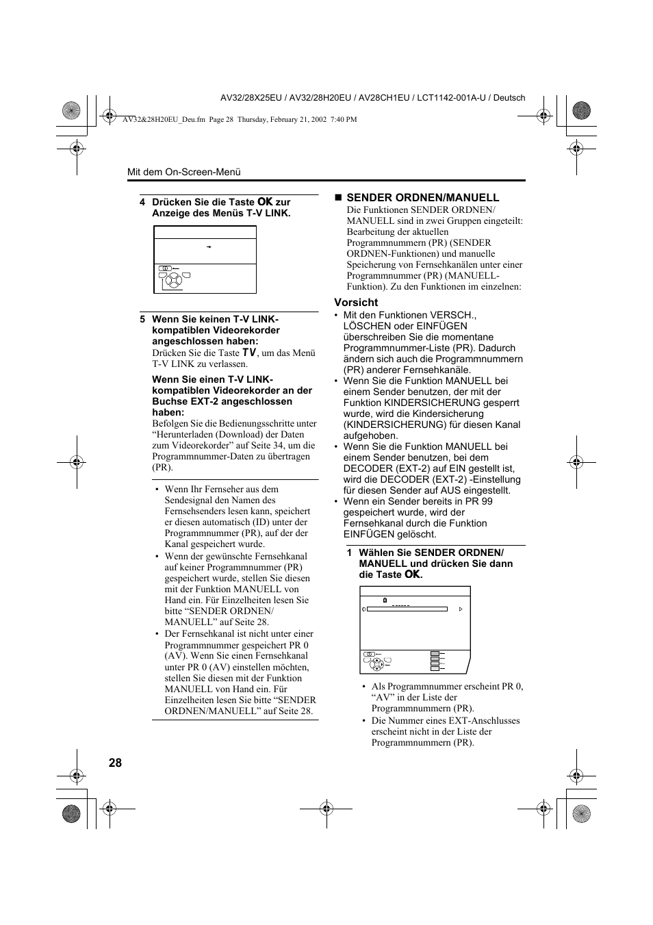 JVC AV28CH1EU User Manual | Page 76 / 327