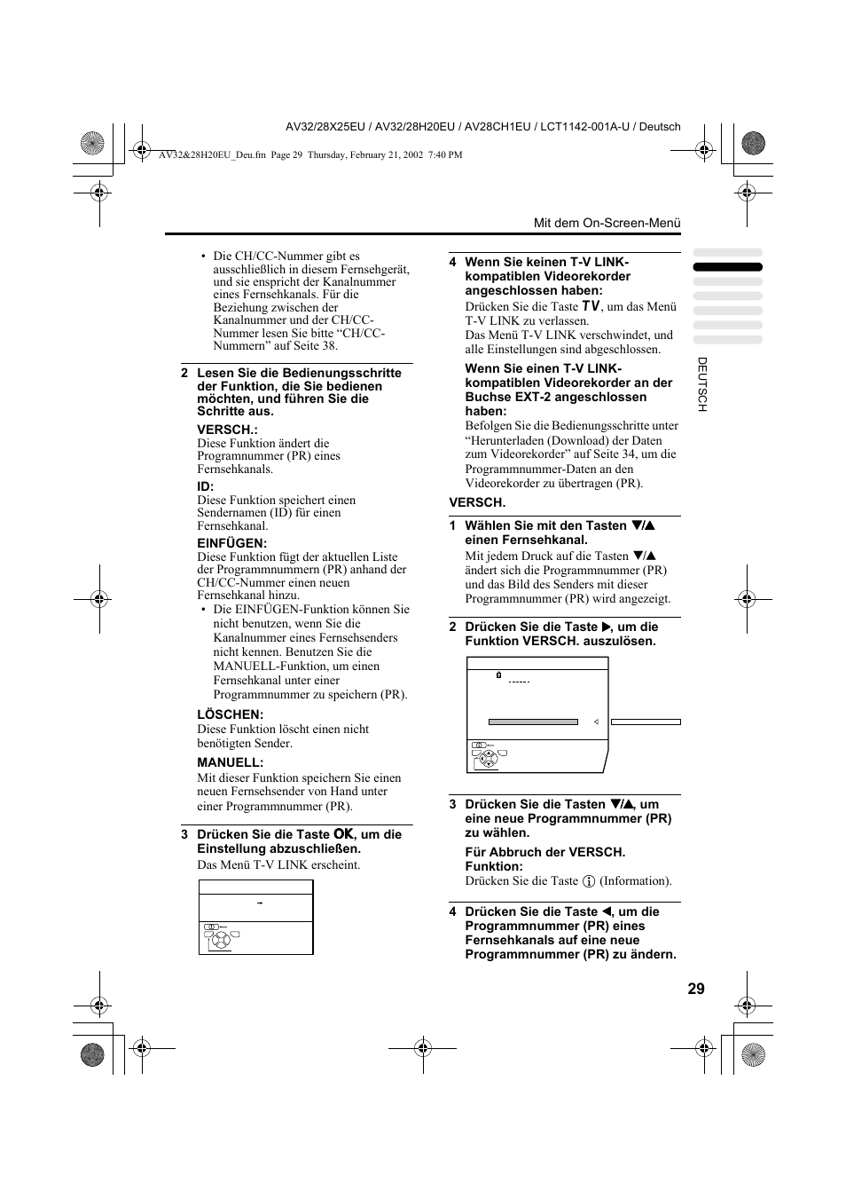 JVC AV28CH1EU User Manual | Page 77 / 327