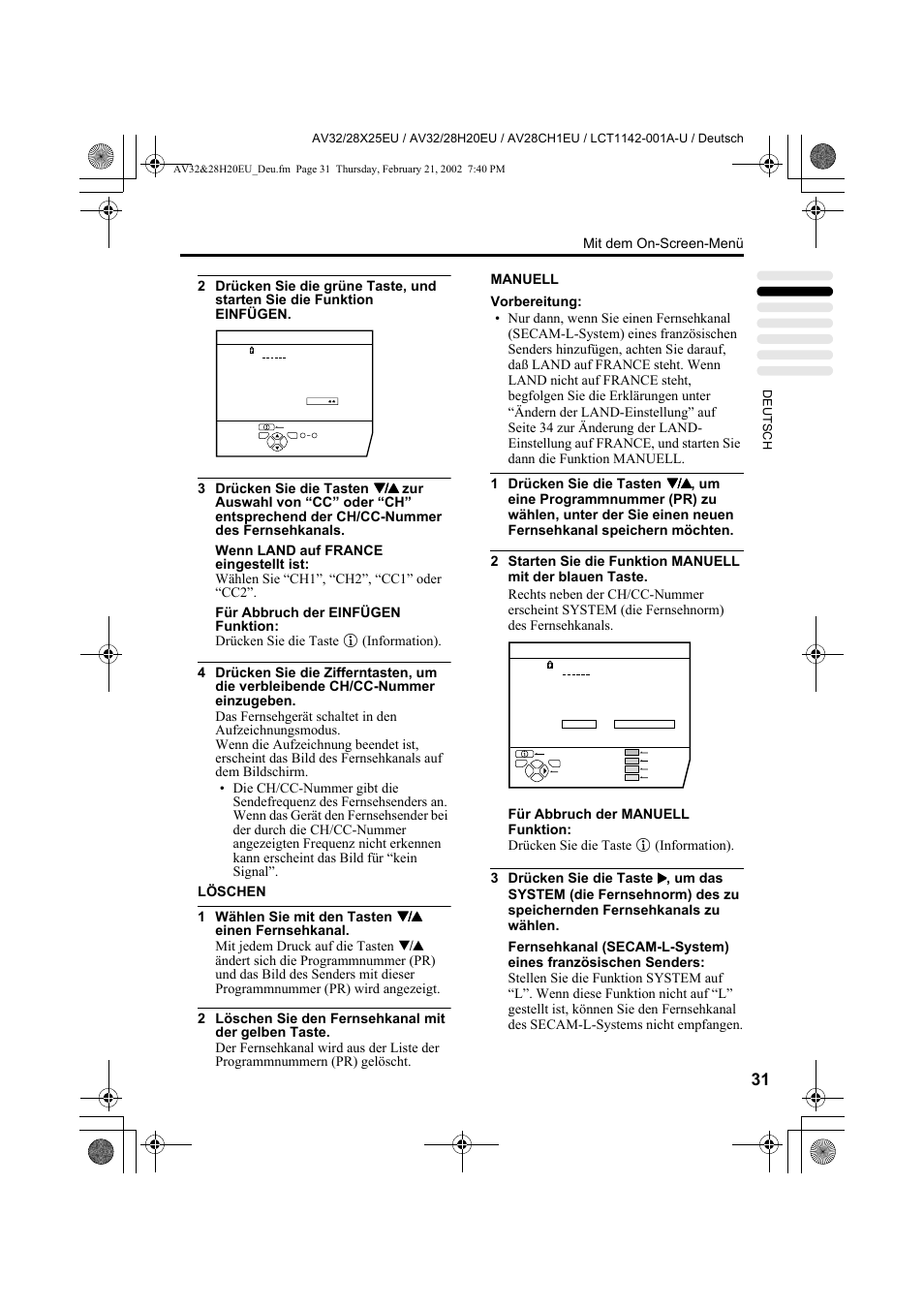 JVC AV28CH1EU User Manual | Page 79 / 327