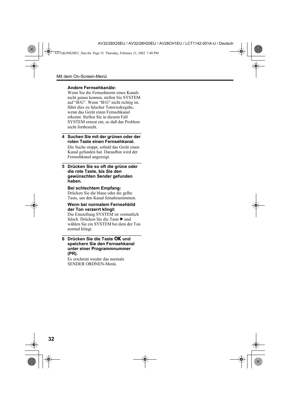 JVC AV28CH1EU User Manual | Page 80 / 327