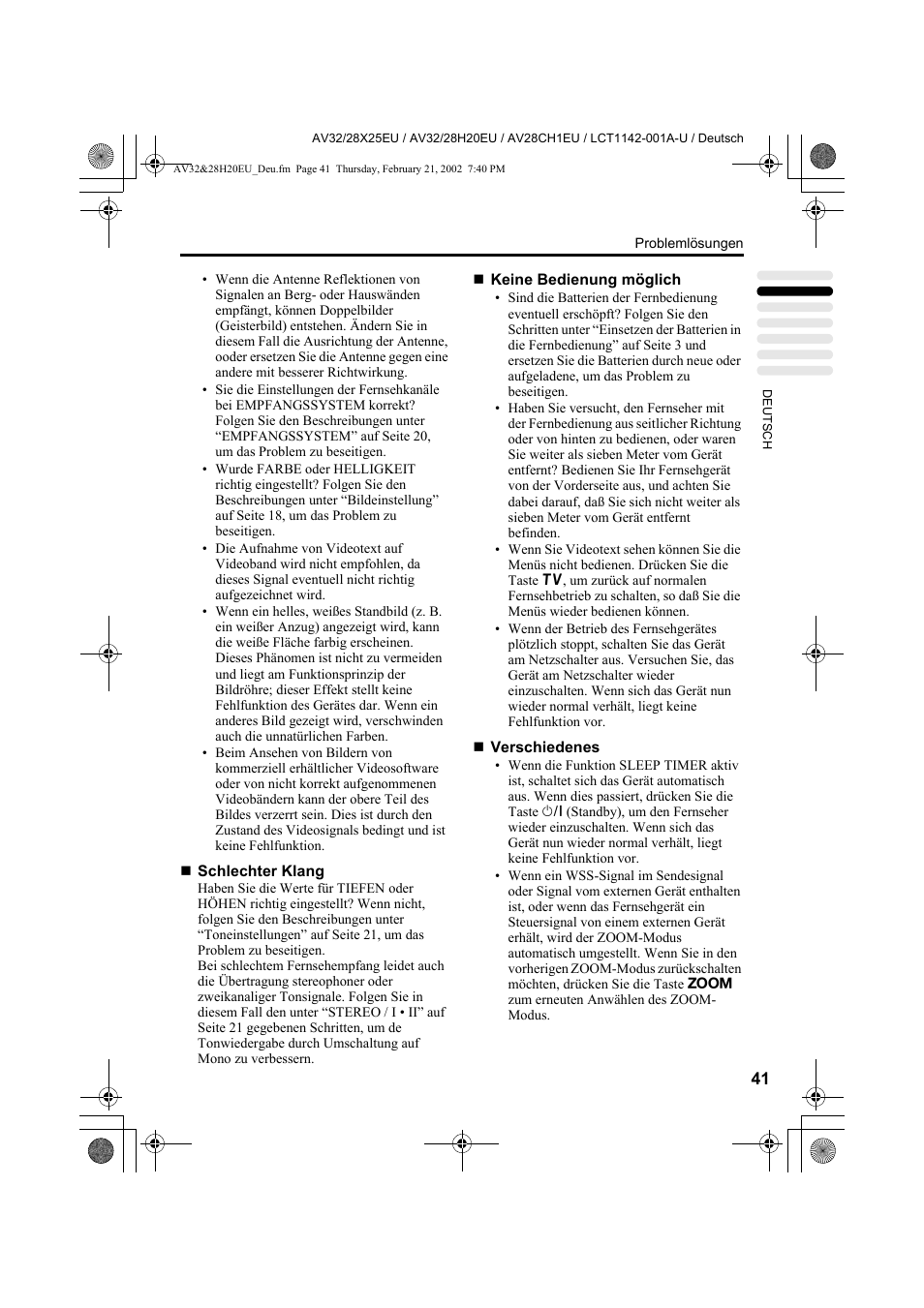 JVC AV28CH1EU User Manual | Page 89 / 327