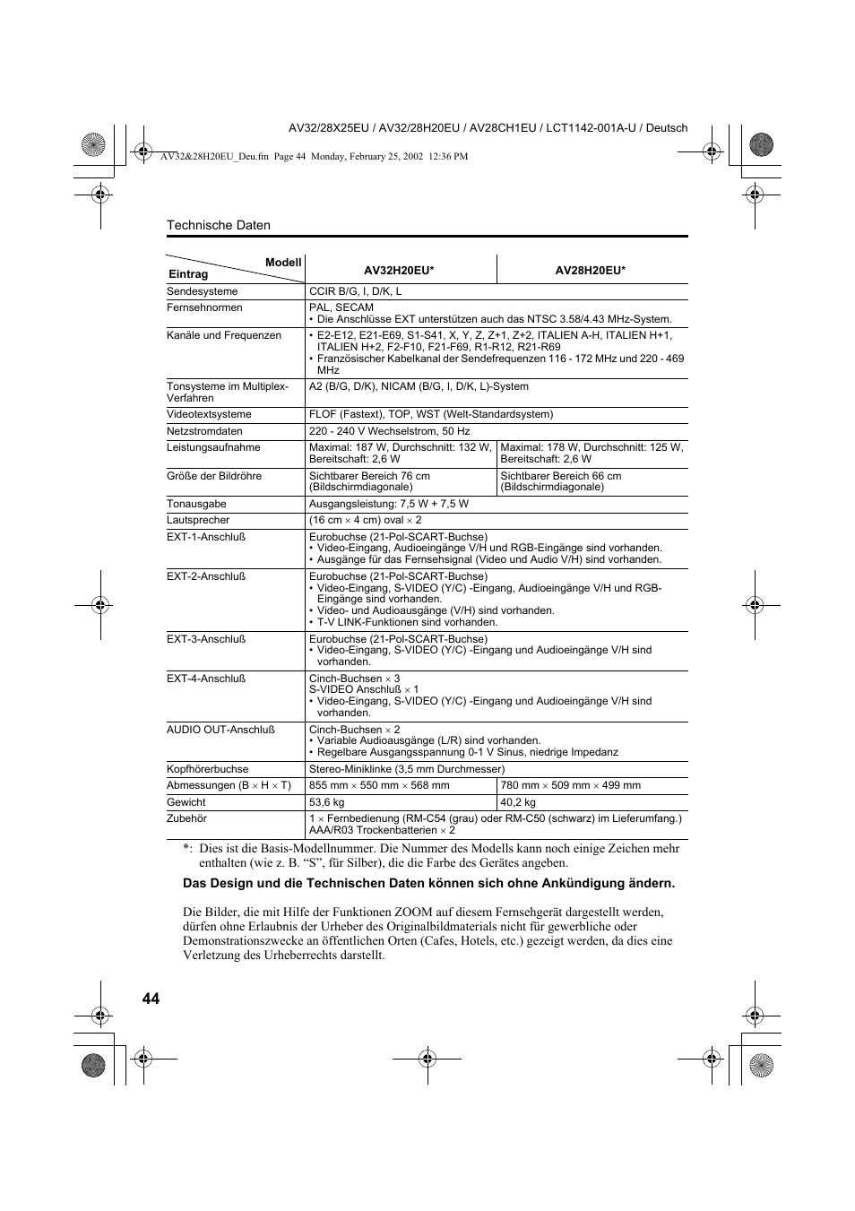 JVC AV28CH1EU User Manual | Page 92 / 327