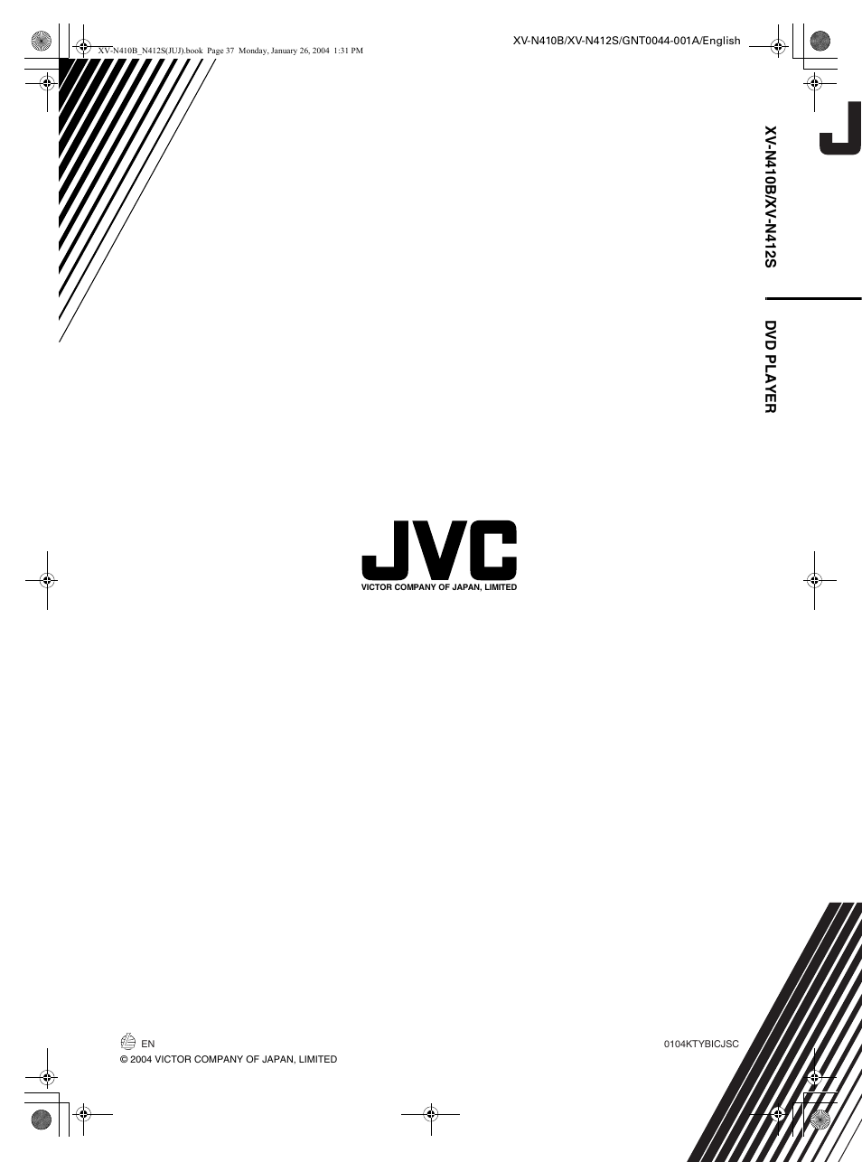 Back | JVC XV-N410B User Manual | Page 39 / 39
