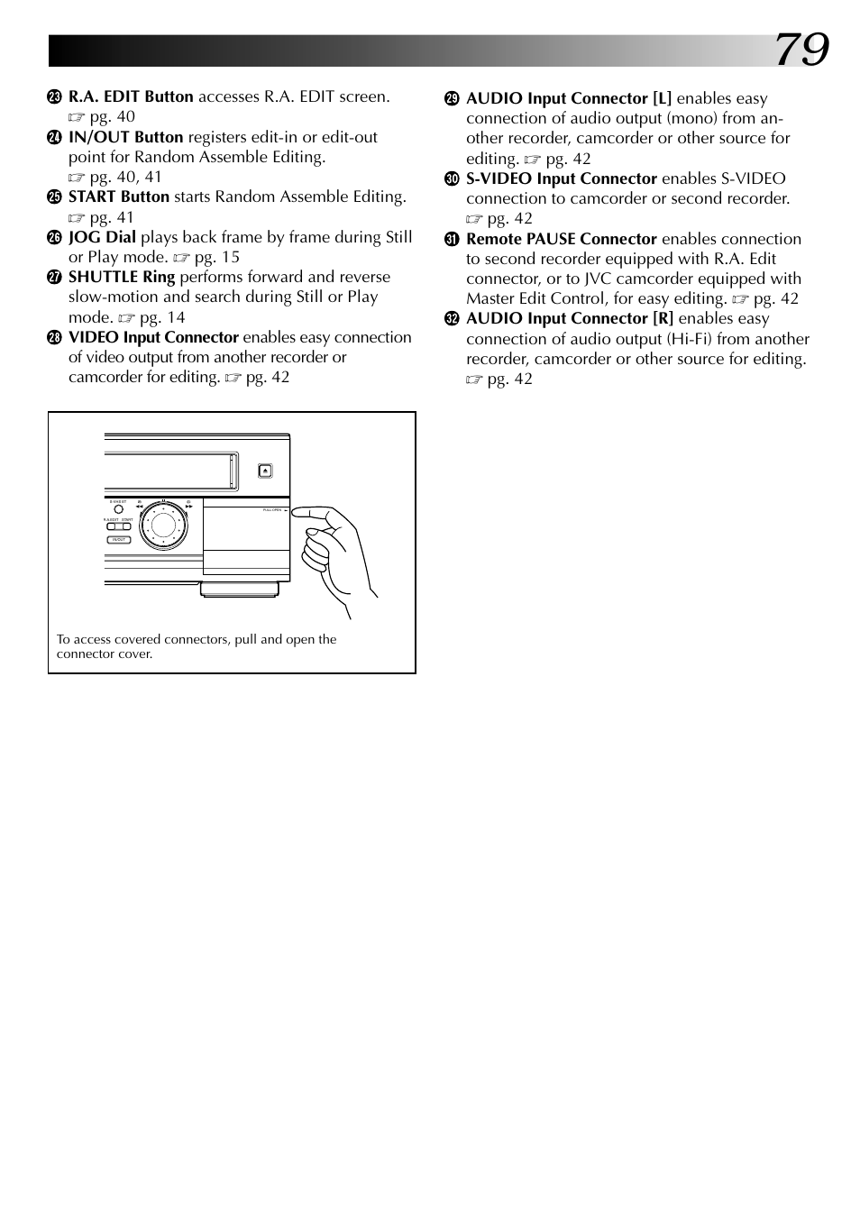 JVC SR-VS20EK User Manual | Page 79 / 84