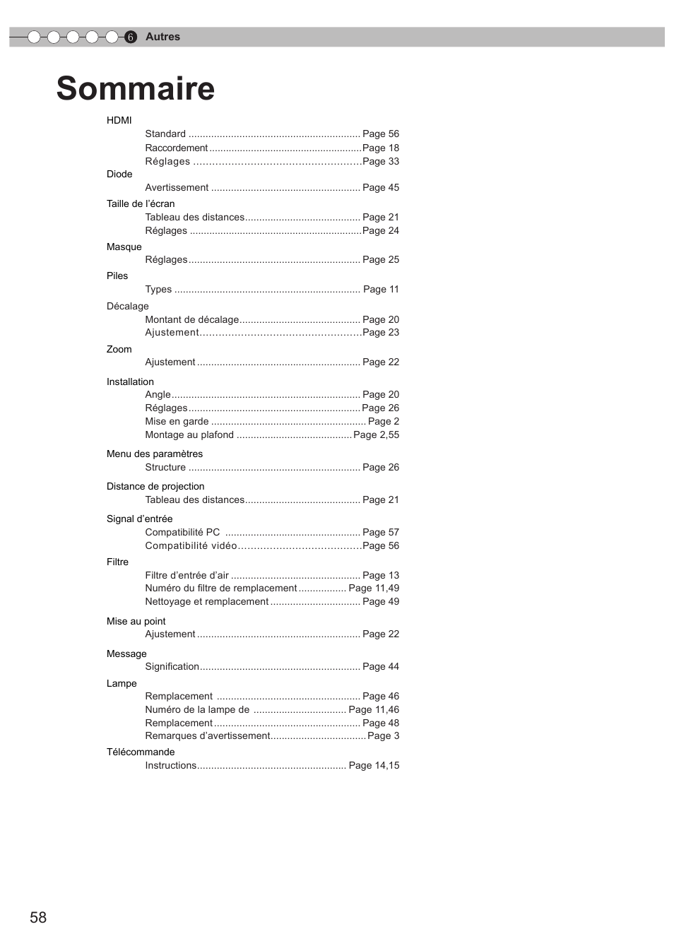 Sommaire | JVC DLA-HD550 User Manual | Page 116 / 174