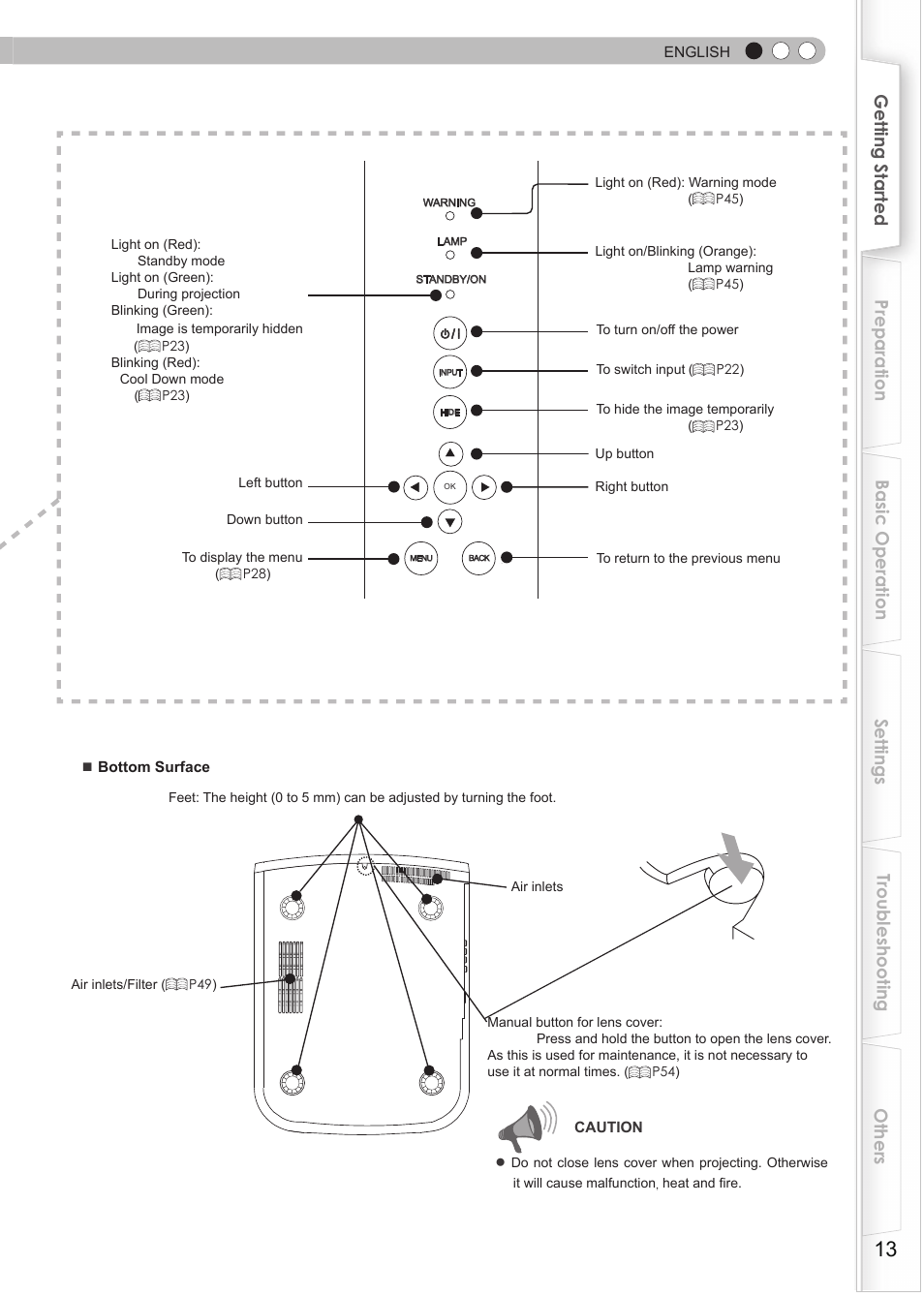 JVC DLA-HD550 User Manual | Page 13 / 174