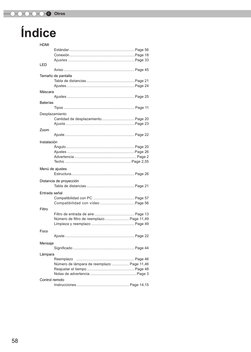 Índice | JVC DLA-HD550 User Manual | Page 174 / 174
