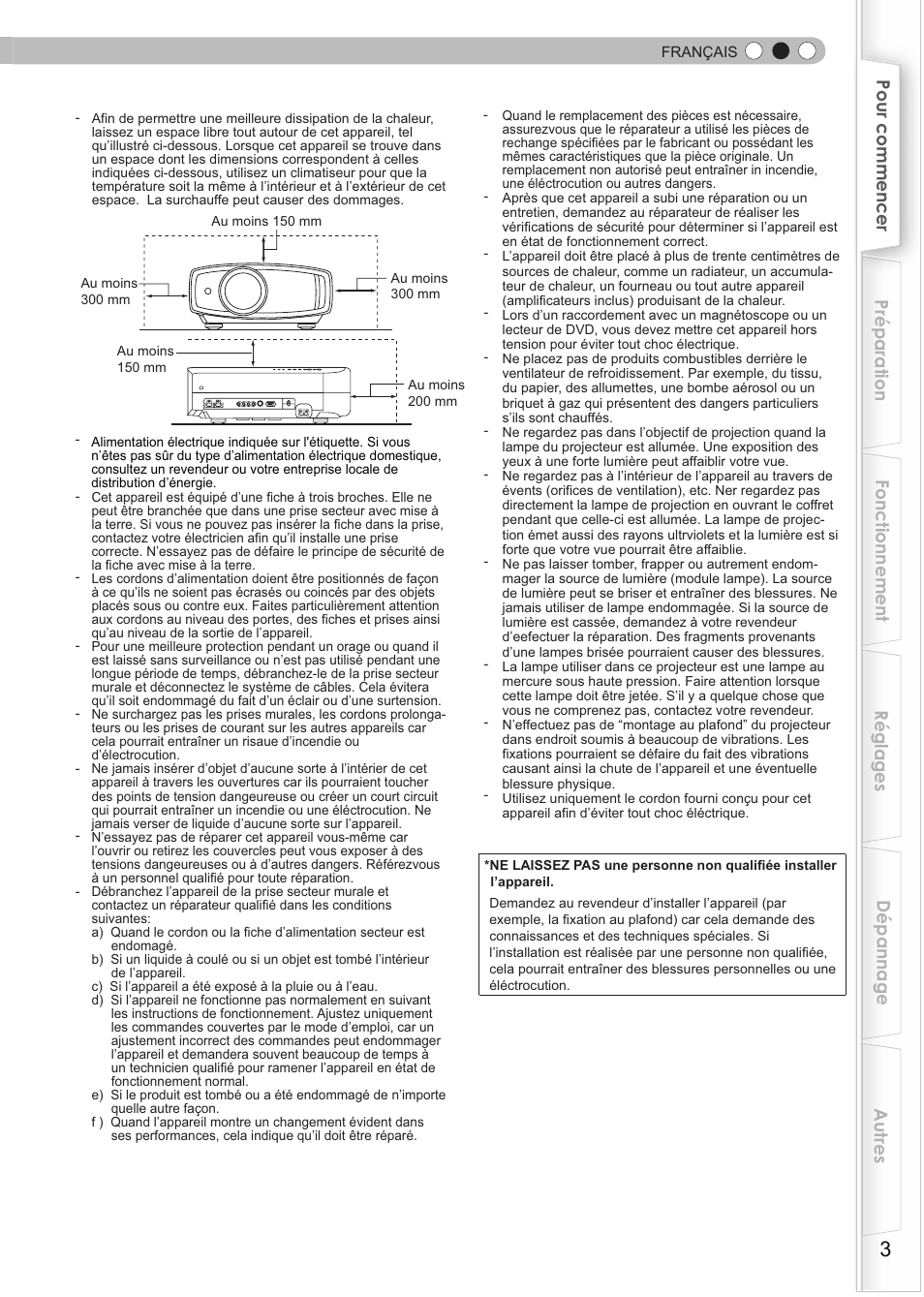 JVC DLA-HD550 User Manual | Page 61 / 174