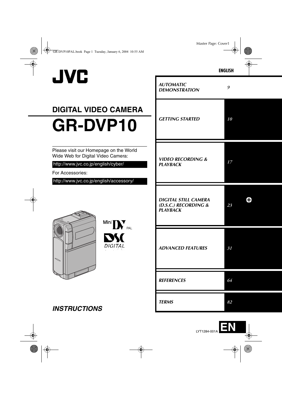 JVC GR-DVP10 User Manual | 84 pages