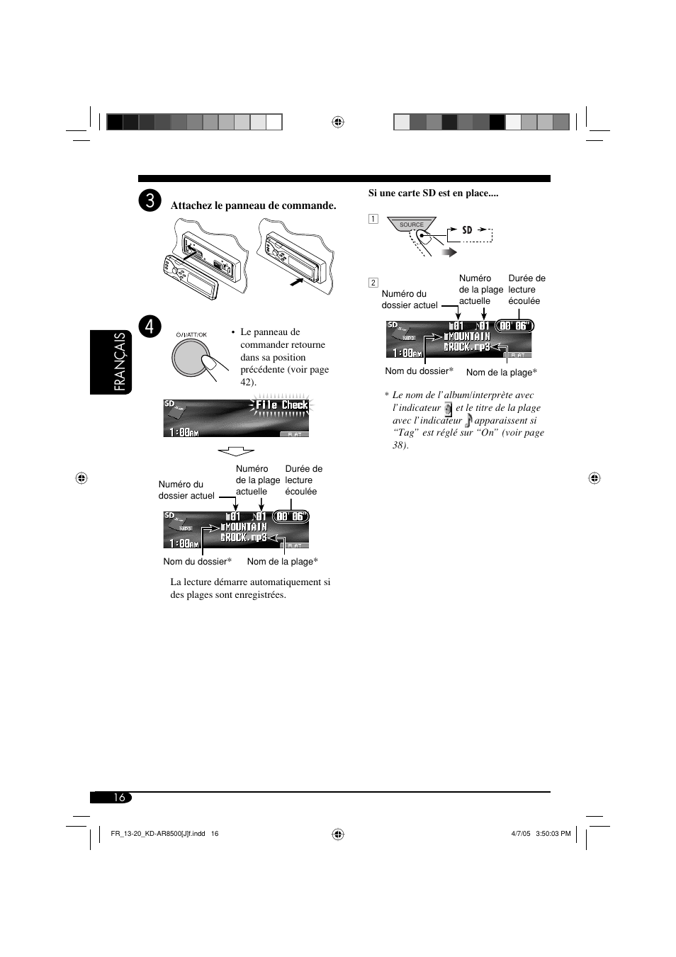 Français | JVC KD-AR8500 User Manual | Page 132 / 177