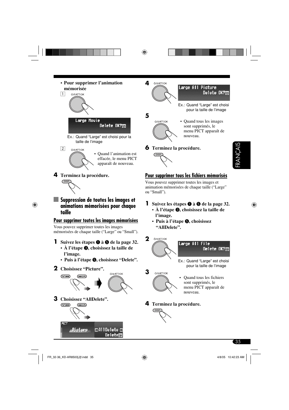 Français | JVC KD-AR8500 User Manual | Page 151 / 177