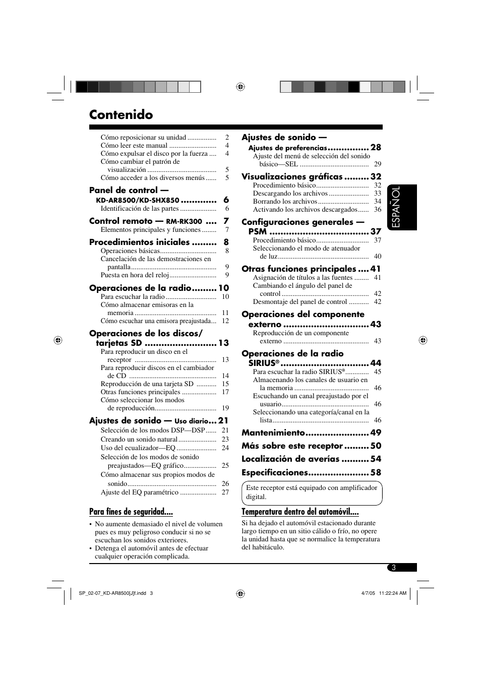 JVC KD-AR8500 User Manual | Page 61 / 177