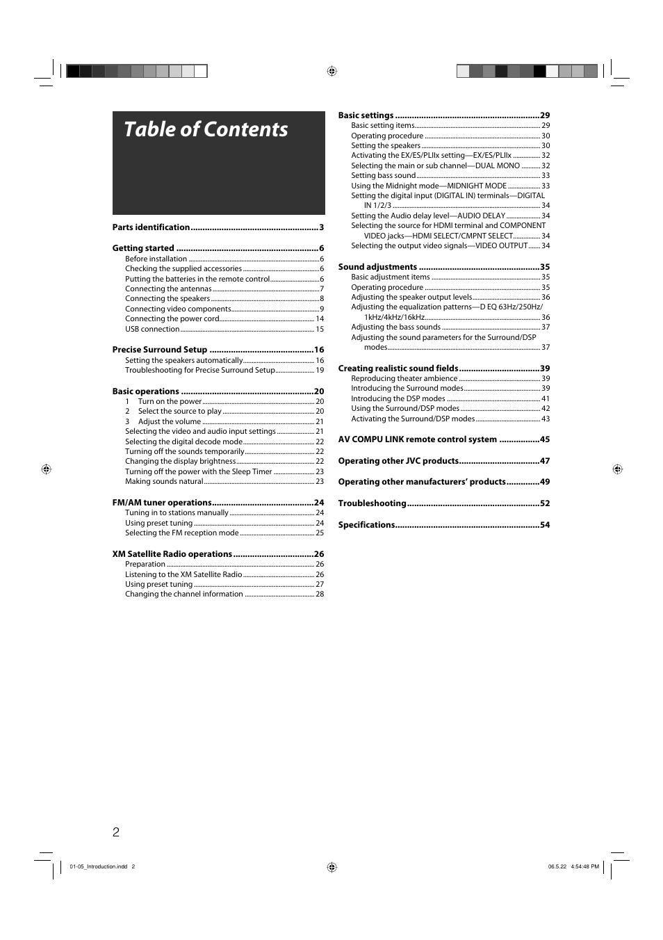 JVC RX-D411S User Manual | Page 4 / 60