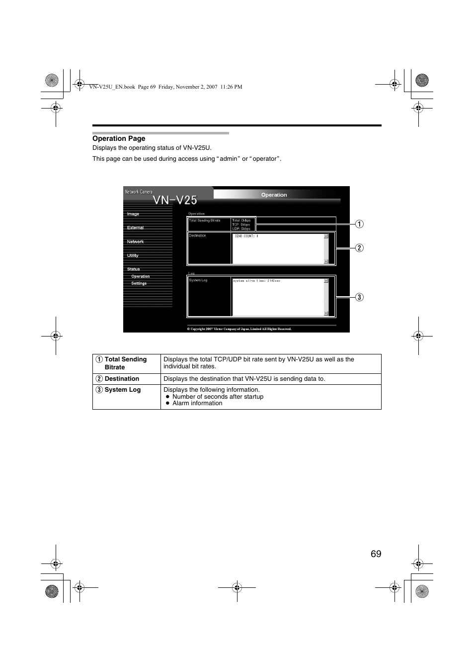 JVC VN-V25U User Manual | Page 69 / 92