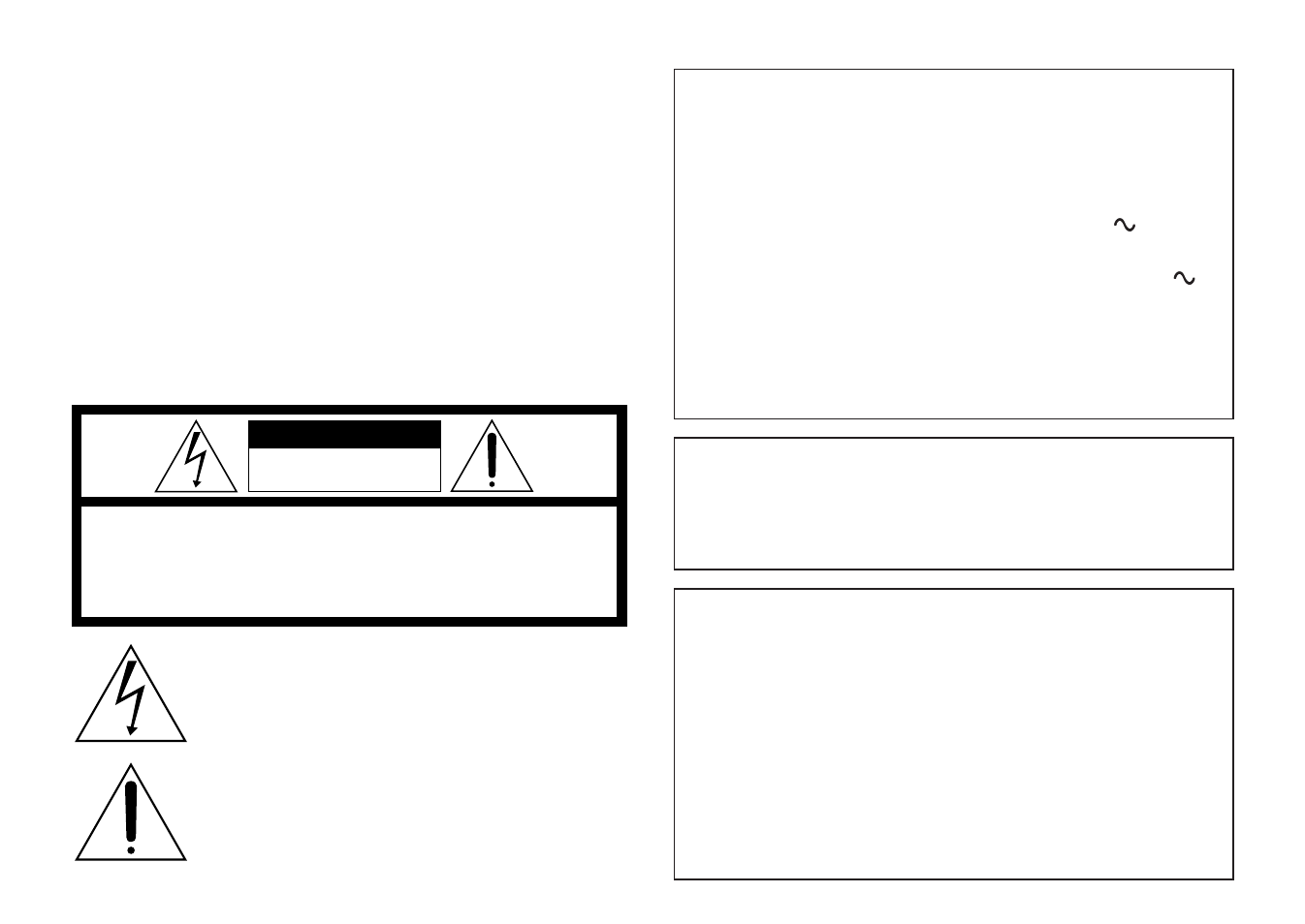 Caution | JVC AA V20U User Manual | Page 2 / 20