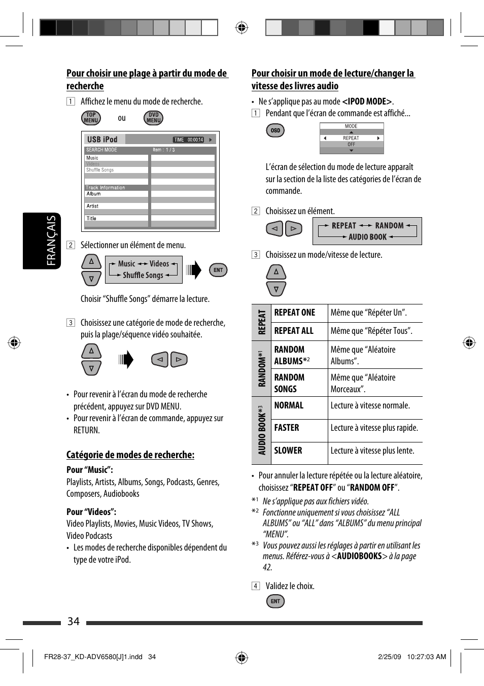 34 français | JVC KD-ADV6580 User Manual | Page 154 / 181