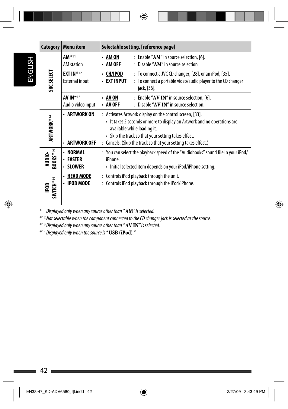 42 english | JVC KD-ADV6580 User Manual | Page 42 / 181